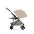 Carucior 2 in 1 Cybex Melio Carbon pentru copii, ultra usor, cu landou, Almond Beige - 10