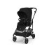 Carucior 2 in 1 Cybex Melio Carbon pentru copii, ultra usor, cu landou, Magic Black - 3