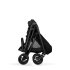 Παιδικό καρότσι Cybex Melio Carbon 2 σε 1, εξαιρετικά ελαφρύ, με πορτ-μπεμπέ, Magic Black - 18
