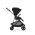 Carucior 2 in 1 Cybex Melio Carbon pentru copii, ultra usor, cu landou, Magic Black - 11