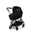 Carucior 2 in 1 Cybex Melio Carbon pentru copii, ultra usor, cu landou, Magic Black - 2