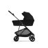 Carucior 2 in 1 Cybex Melio Carbon pentru copii, ultra usor, cu landou, Magic Black - 15