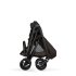 Carucior 3 in 1 Cybex Melio Carbon pentru copii, ultra usor, cu landou si scoica auto Cloud G, Chocolate Brown - 6