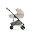 Cybex Melio Carbon 3-в-1 детска количка, ултра лека, с кош за носене, Dune Grey - 14