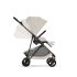 Carucior 3 in 1 Cybex Melio Carbon pentru copii, ultra usor, cu landou, Dune Grey - 7