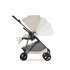 Παιδικό καρότσι Cybex Melio Carbon 3 σε 1, εξαιρετικά ελαφρύ, με πορτ-μπεμπέ, Dune Grey - 8