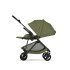 Carucior 3 in 1 Cybex Melio Carbon pentru copii, ultra usor, cu landou, Moss Green - 13