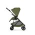 Carucior 3 in 1 Cybex Melio Carbon pentru copii, ultra usor, cu landou, Moss Green - 7