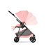 Carucior 3 in 1 Cybex Melio Carbon pentru copii, ultra usor, cu landou, Candy Pink - 11