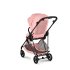 Carucior 3 in 1 Cybex Melio Carbon pentru copii, ultra usor, cu landou, Candy Pink - 5