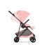 Cybex Melio Carbon Детска количка 3 в 1, ултра лека, с кош за носене, цвят Candy Pink - 8