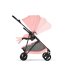 Carucior 3 in 1 Cybex Melio Carbon pentru copii, ultra usor, cu landou, Candy Pink - 9