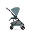Carucior 3 in 1 Cybex Melio Carbon pentru copii, ultra usor, cu landou, Stormy Blue - 6