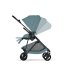 Παιδικό καρότσι Cybex Melio Carbon 3 σε 1, εξαιρετικά ελαφρύ, με πορτ-μπεμπέ, Stormy Blue - 3