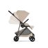 Παιδικό καρότσι Cybex Melio Carbon 3 σε 1, εξαιρετικά ελαφρύ, με πορτ-μπεμπέ, Almond Beige - 9