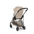 Cybex Melio Carbon Детска количка 3 в 1, ултра лека, с кош за носене, цвят Almond Beige - 4