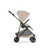 Carucior 3 in 1 Cybex Melio Carbon pentru copii, ultra usor, cu landou si scoica auto Cloud G, Almond Beige - 12