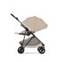 Cybex Melio Carbon Детска количка 3 в 1, ултра лека, с кош за носене, цвят Almond Beige - 13