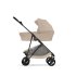 Carucior 3 in 1 Cybex Melio Carbon pentru copii, ultra usor, cu landou, Almond Beige - 19