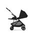CCarucior 3 in 1 Cybex Melio Carbon pentru copii, ultra usor, cu landou si scoica auto Cloud G, Magic Black - 11