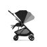 Παιδικό καρότσι Cybex Melio Carbon 3 σε 1, εξαιρετικά ελαφρύ, με πορτ-μπεμπέ, Magic Black - 4