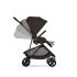 Carucior 4 in 1 Cybex Melio Carbon pentru copii, cu landou, scoica auto Cloud G si baza G, Chocolate Brown - 6