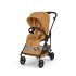 Παιδικό καρότσι Cybex Melio Carbon 4 σε 1, με πορτ-μπεμπέ, κάθισμα αυτοκινήτου Cloud G και βάση G, Cinnamon Yellow - 3