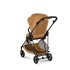 Carucior 4 in 1 Cybex Melio Carbon pentru copii, cu landou, scoica auto Cloud G si baza G, Cinnamon Yellow - 8