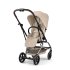Carucior sport pentru copii Cybex Gold Eezy S Twist+ 2, rotativ 360°, Almond Beige cu cadru Taupe - 5