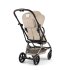 Carucior sport pentru copii Cybex Gold Eezy S Twist+ 2, rotativ 360°, Almond Beige cu cadru Taupe - 6