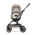 Καρότσι Cybex Gold Eezy S Twist+ 2, περιστρεφόμενο 360°, Dune Grey με μαύρο σκελετό - 2