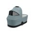 Cybex Gold Eezy S Twist+ 2 2-в-1 количка, въртяща се на 360°, с кош за носене, цвят Stormy Blue с рамка Taupe - 14