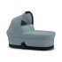 Cybex Gold Eezy S Twist+ 2 2-в-1 количка, въртяща се на 360°, с кош за носене, цвят Stormy Blue с рамка Taupe - 13