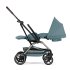 Carucior 2 in 1 Cybex Gold Eezy S Twist+ 2, rotativ 360°, cu landou, Stormy Blue cu cadru Taupe - 12