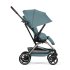 Cybex Gold Eezy S Twist+ 2 2-в-1 количка, въртяща се на 360°, с кош за носене, цвят Stormy Blue с рамка Taupe - 7