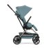 Carucior 2 in 1 Cybex Gold Eezy S Twist+ 2, rotativ 360°, cu landou, Stormy Blue cu cadru Taupe - 10