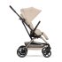 Cybex Gold Eezy S Twist +2 количка 3 в 1, с кош за носене и корпус Cloud G Plus, Almond Beige с рамка Taupe - 7
