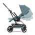 Carucior 3 in 1 pentru copii Cybex Gold Eezy S Twist +2, cu landou si scoica Cloud G Plus, Stormy Blue cu cadru Taupe - 13