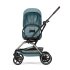 Carucior 3 in 1 pentru copii Cybex Gold Eezy S Twist +2, cu landou si scoica Cloud G Plus, Stormy Blue cu cadru Taupe - 5
