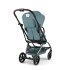Carucior 3 in 1 pentru copii Cybex Gold Eezy S Twist +2, cu landou si scoica Cloud G Plus, Stormy Blue cu cadru Taupe - 7