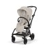 Carucior 3 in 1 pentru copii Cybex Gold Eezy S Twist +2, cu landou si scoica Cloud G Plus, Dune Grey cu cadru Black - 3