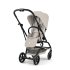 Carucior 3 in 1 pentru copii Cybex Gold Eezy S Twist +2, cu landou si scoica Cloud G Plus, Dune Grey cu cadru Black - 5