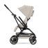 Καρότσι Cybex Gold Eezy S Twist +2 3 σε 1, με πορτ-μπεμπέ και κέλυφος Cloud G Plus, Dune Grey με μαύρο σκελετό - 9