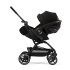 Καρότσι Cybex Gold Eezy S Twist +2 3 σε 1, με πορτ-μπεμπέ και κέλυφος Cloud G Plus, Magic Black με μαύρο πλαίσιο - 3