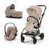 Carucior 3 in 1 pentru copii Cybex Gold Eezy S Twist +2, cu landou si scoica Cloud G Plus - 1