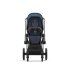 Pachet promotional 3 in 1 Cybex Priam, premium, cu landou si scoica auto Cloud T - Nautical Blue cu cadru Chrome Brown - 5