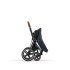 Pachet promotional 3 in 1 Cybex Priam, premium, cu landou si scoica auto Cloud T - Nautical Blue cu cadru Chrome Brown - 8