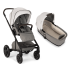 Carucior 2 in 1 pentru copii Nuna MIXX next solid, confortabil si cu landou - Mineral - 1