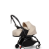 Pachet promotional 2 in 1 STOKKE YOYO³, cu pachet nou nascut si pachet de culoare, Bonpoint Beige, cu cadru White - 3