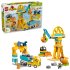Santier si vehicule de constructii LEGO DUPLO 10476, 3 in 1 - 1